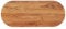 vidaXL Tischplatte, Holzplatte Holztischplatte Oval, Möbelplatte Platte für Beistelltisch Bartisch, Massivholzplatte Schreibtischplatte Ersatzplatte, 100x40x3,8cm Massivholz Akazie