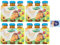24x Valfrutta Succhi di Frutta Albicocca bevanda analcolica rinfrescante,Albicocca 100% italiana,bottiglia di vetro da 125ml + 1 Busta di Talco Felce Azzurra in omaggio da 100g