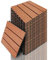 Daromigo WPC Terrassenfliesen 30x30cm WPC Kunststoff 55er Spar Set für 5m², Balkonfliesen Holzfliesen Wetterfest Schwimmbad Badezimmer Terrasse Garten Balkonbodenbeläge, Braun