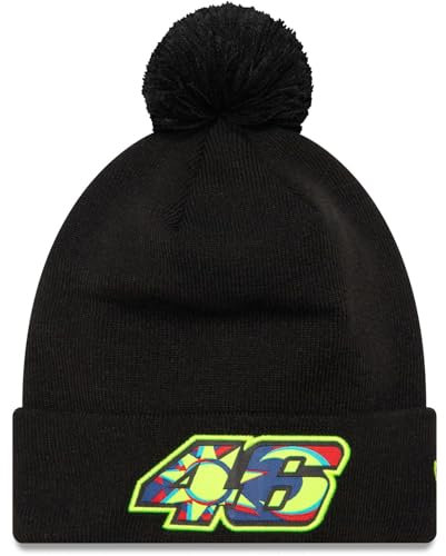VR46 New ERA Fall 2024 Beanie,Man,Schwarz,One Size