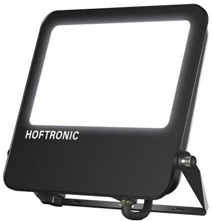 HOFTRONICâ„¢ - Luxor V2 - LED Strahler 160lm/W - Super Hell 100 Watt 16000 Lumen - IP65 Wasserdicht - 6500K Tageslichtweiß - UGR