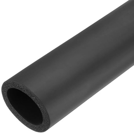 QUARKZMAN 2Pcs Tuyau Isolation Tube en Mousse Manchon Isolant pour Tuyau 40mm(1 9/16) ID 51mm OD 20 Conservation de la Chaleur pour Support de Poignée, Noir
