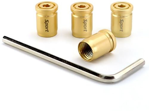 EIWXEFQT 4 Stück Auto Ventilkappen, für Opel Corsa-E 2012-2019 Reifen Ventilkappen Autoventil Kappe Auto Reifen Ventilkappen Auto Zubehör,C