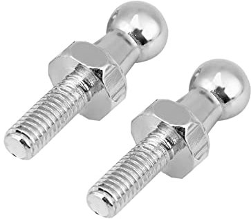 Kugelbolzen aus Eisen, Satz mit 2 Gasdruckfedern Am Ende der Motorhaube, Einfache Befestigung, Original-Ersatzteile, Silber