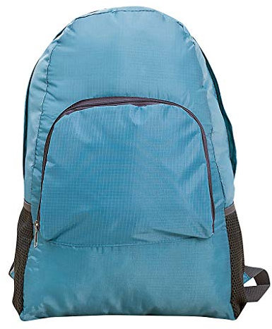 Mochila de viaje para hombre y mujer, de gran capacidad, plegable, con lonchera, azul, Talla única