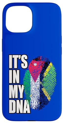 Jamaikanische und jordanische Mix Heritage Flag DNA Hülle für iPhone 15