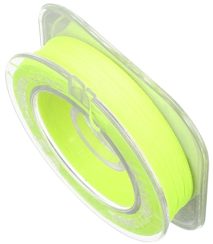 HYTROVE Filo Guida per Canna da Pesca 1 Rotolo 50m in Fibra di Polietilene | Colore Giallo, per Pesca, Pratico e Portatile, Resistente alla Corrosione e Anelli Guida
