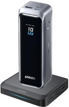 Anker Prime Powerbank (20100mAh, 3 Ports, 220W) & Anker Ladebasis(max. 150W mit 3 Ports