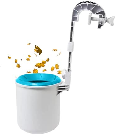 Generisch Pool Skimmer - 9.8x6.3in Pool Cleaner | Poôl Skimmer | Wall Mount System for Skim Debris Leaf Removal, ABS Automatic Filter Basket Maintenance Tool for Daily Care