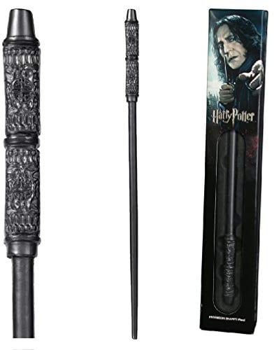 The Noble Collection - Severus Snape Wand In A Standard Windowed Box - 14in (35cm) High Quality Wizarding World Wand - Harry Potter Film Set Movie Props Wands