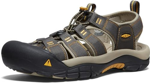 Keen Herren Newport H2 Sandalen Trekking-& Wanderschuhe, Grün (Raven/Aluminum), 47.5 EU