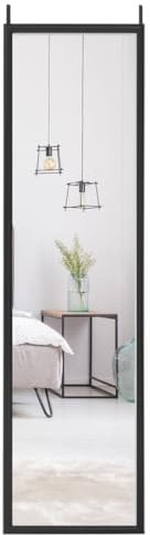 Premier Housewares Over Door Mirror - Black