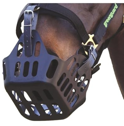 Shires Greenguard Muzzle - Black