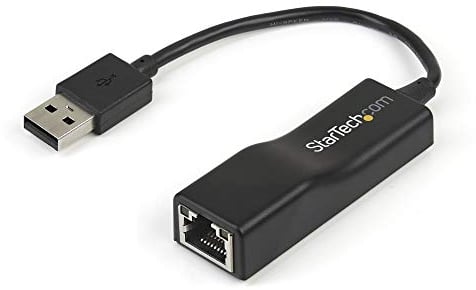 StarTech.Com USB 2.0 10/100 Mbit Ethernet Adapter - LAN Nic USB Netzwerkadapter - Netzwerkadapter - USB 2.0-10/100 Ethernet - Schwarz