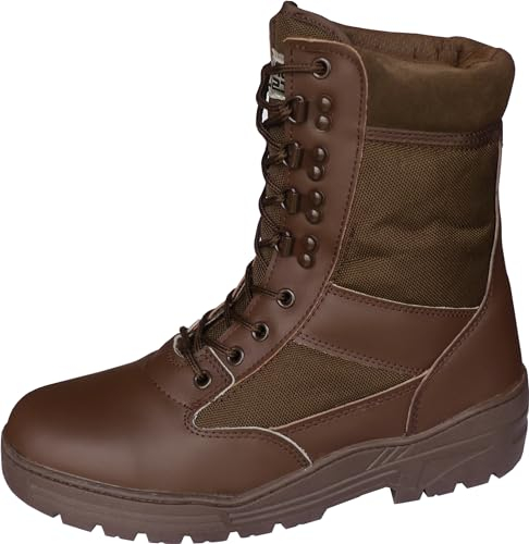 Savage Island Stivali Militari Color Marrone in Pelle