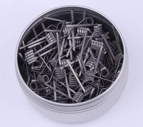 RUIYITECH Hive- / Clapton-Draht/ Alien-Draht, verdrillt, fusioniert, vorgefertigt, hitzeresistent, RDA-Spule, 100 Stk. Clapton 0.5ohm