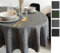 Rollmayer Hersteller abwaschbar Tischdecke Wasserabweisend/Lotuseffekt (Melange Aschgrau 20, Oval 140x260cm) Leinenoptik Tischtuch mit pflegeleicht Fleckschutz, Oval, 4 Farbe & Größe wählbar