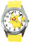Taport® Quarz-Armbanduhr mit Pikachu-Motiv und gelbem Lederband + Gratis Ersatzakku + Gratis Geschenkbeutel