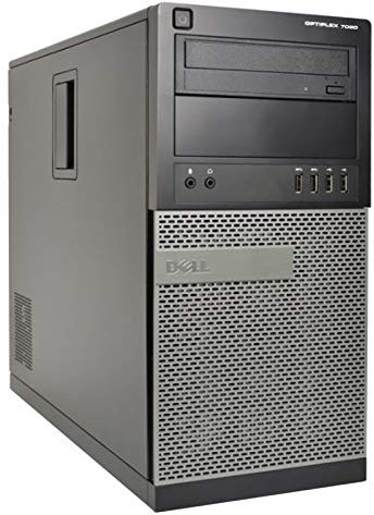 PC Tour Dell 7020 Intel Core i7-4770 RAM 16Go Disque Dur 2To Windows 10 WiFi (Reconditionné)