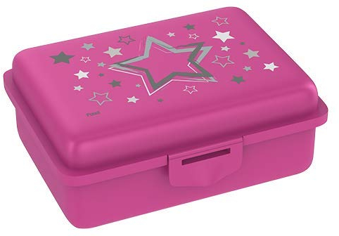 Fizzii Lunchbox (Inkl. Obst-/ Gemüsefach, schadstofffrei, spülmaschinenfest, Motiv: Sterne)