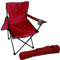 Fauteuil de pêche, de camping, de pêche, de réalisateur avec porte-gobelet et sac Rouge