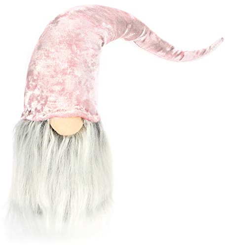 com-four® Premium Weihnachts-Wichtel für die Weihnachtsdeko, winterliche Zwergen-Figur - Zipfelmütze - skandinavische Deko-Trolle - schwedischer Gnom mit Bart und Langer Wintermütze