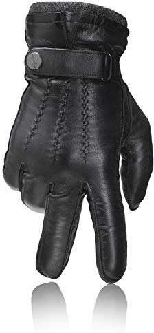 PEARLWOOD Herren Handschuhe Mike I aus Schafleder I Schwarz Größe L