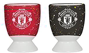 FOCO Premier League Football Manchester United Fan Paint Splatter Egg Cup Holders