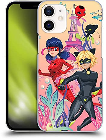 Head Case Designs Offizielle Zugelassen Miraculous Tales of Ladybug & Cat Noir Wasserkraft Aqua Ladybug Harte Rueckseiten Handyhülle Hülle Huelle kompatibel mit Apple iPhone 12 Mini