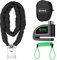 EYPINS Motorcycle Chain Locks with Alarm Disc Brake Lock, Bike Chain Lock 1M/3.28FT,Security Chain Lock Bicycle Lock Alarm Disc Lock for Motorcycles, Bikes,and More