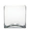 Floralcraft® 18cm Glass Cube Vase Flowers Vase Decorative Centerpiece for Floral Arrangements, Home Decor Wedding Party, Planter Terrarium Candle Holder