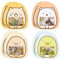 TYFYH 400 Stück Sumikkogurashi Cartoon Aufkleber, Mini Cartoon Stickers, Niedliche Dekorative Aufkleber Japanische Anime für DIY Handwerkbook, Sammelalbum, Tagebuch, Album, Umschlag