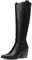 DREAM PAIRS Donna Stivali Alti al Stivali Alti con Tacco A Blocco Donna Casual Boots Stivali da Donna,Size 38.5,Nero/Pu,SDKB224W