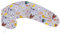 Amilian Bezug; Kissenbezug; Stillkissenbezug für Stillkissen, Seitenschläferkissen Lagerungskissen, Ersatzbezug; Pregnancy Pillow; Pillow Cover; waschbar und abnehmbar; Größe ca. 170cm
