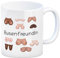 Busenfreundin Kaffeebecher mit verschiedenen Brüsten witzige Tasse mit lustigem Brüsten für die beste Freundin Geschenk als dank für die Freundschaft