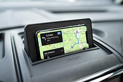 INBAY 15W Handyhalterung Auto Ablagefach Induktiv/Kabellos passend für Citroen Jumper/Relay, FIAT Ducato, Opel Movano Cargo C, Peugeot Boxer - Autohalterung Zubehör Innenraum - Qi