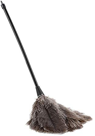 Ostrich Feather Duster, Large Mini Hand Made Washable Dusters Killer Cleaning Supplies for Books Keyboard Office Home