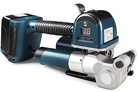Electric Welding Strapping Machine, Hot Melting Banding Tool for 1/2in-3/4in PP/PET Straps, Adjustable Tightening, Automatic Welding, CE/FCC