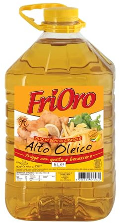 Sità - Frioro - Olio di semi di girasole Alto Oleico - PET da 5 litri Speciale per friggere