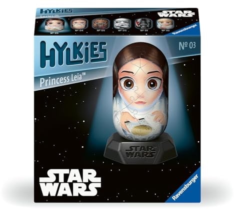 Ravensburger Hylkies: Star Wars Sammelfiguren zum selbst zusammenbauen - Figur #03 - Prinzessin Leia - Aufbauen, Verlieben, Sammeln - Mini-Figuren für Fans von Star Wars