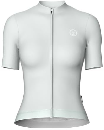 INBIKE Fahrradbekleidung Damen Radtrikot Kurzarm Sommer Fahrradtrikot Kurz Shirt Fahrrad Rennrad Trikot Radsport-Bekleidung Grün L