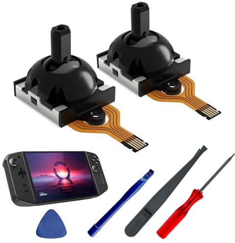 Tighter Hall Joystick for Legion Go, Lenovo Legion Go Accessories, Enhanced Joystick Rotation Resistance for FPS Games, Extended Lifespan and Easy Installation with Tools (1 Pair)