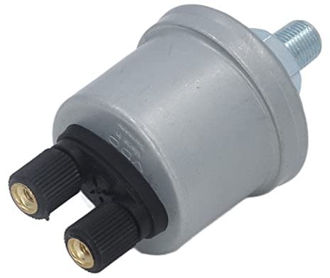 ZAWELIYO Sensor de Presión de Aceite 1/8 NPT para Motor de Automóvil Aleación de Aluminio Resistencia a Alta Presión, para Agua No Congelada, Aceite, Gas