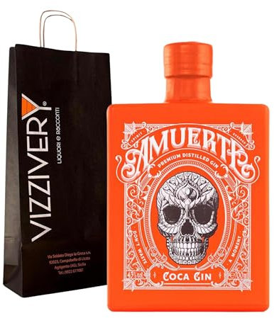 AMUERTE GIN - Amuerte Gin Orange Edition - Premium Distilled Gin - Limited Edition - 43% Vol. 700 ml