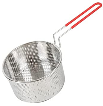Ciieeo Stainless Steel Colander Spoon 16cm Noodles Filter Basket Fried Food Strainer Kitchen Cooking Tool for Home and Restaurant
