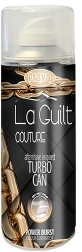 La Guilt Couture Turbo Car Air Freshener Spray – Powerful, Strong & Long Lasting Odour Eliminating Warm Luxe Scent – Interior Freshener & Essential Car Accessories for Men and Women – 400ml, 1 Pack