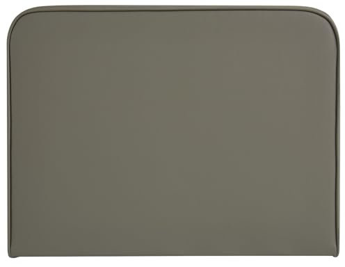 IDIMEX Kopfteil Ariela gepolstert mit Wandbefestigung grau - 90cm, headboard mit Kunstlederbezug, Bequeme Bettrückwand für Einzelbett