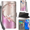 Cover per Huawei P Smart Z / Y9 Prime 2019 Case PU Pelle Custodia [Kickstand] [Chiusura magnetica] [Slot per Schede], Portafoglio Flip Custodia per Huawei Honor 9X / 9X pro,Rosa