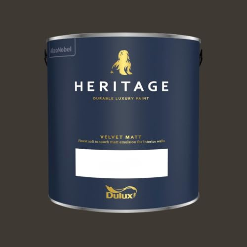 DULUX TRADE HERITAGE MATT TUDOR BROWN 2.5L