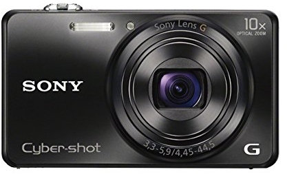 Sony DSCWX200 Digital Compact Camera with Wi-Fi - Black (18MP, 10x Zoom) (Renewed)